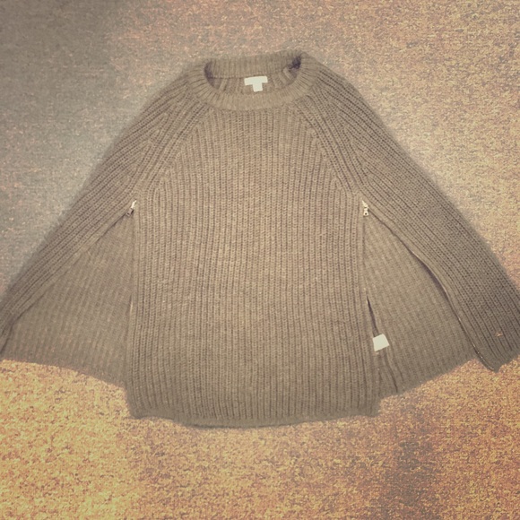 GAP Sweaters - Gray Gap Wool Pancho